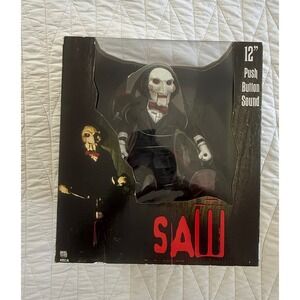 NECA Reel Toys SAW Billy The Puppet 12" Push Button Sound Figure New